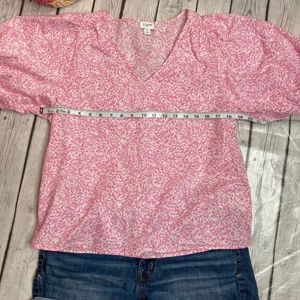 J. Crew Factory Floral Blouse